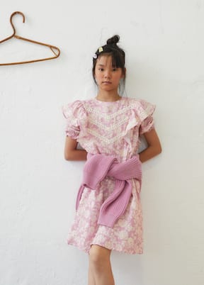 Robe Santa Clarita en coton à fleurs | The New Society