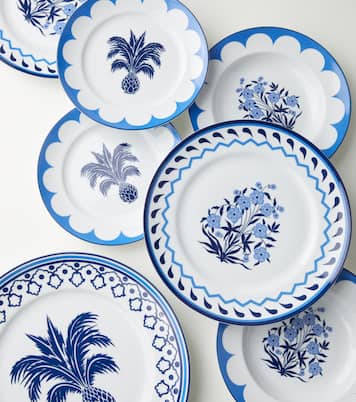 Assiette de présentation Jaipur en porcelaine | Aquazzura Casa