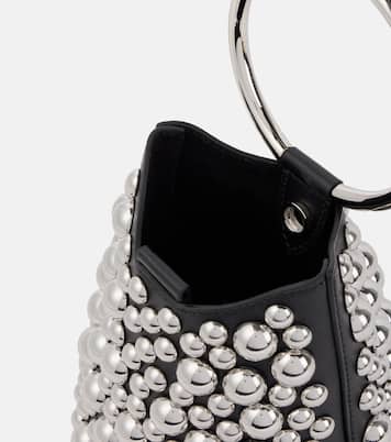 Verzierte Bucket-Bag Ring Mini aus Leder | Alaïa