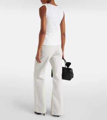 Crochet-detail cotton top | Magda Butrym