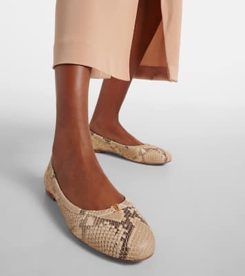 Ballerine Marcie in pelle stampata | Chloé