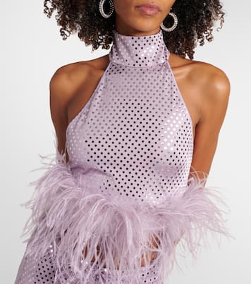 Top Disco Plumage con piume | Oséree