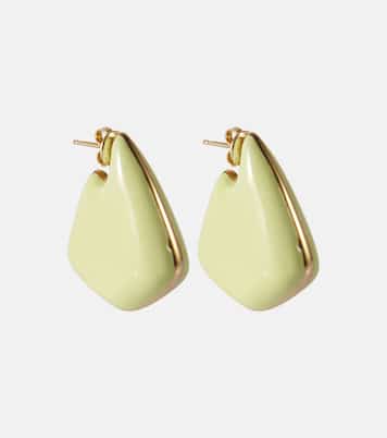 Boucles d’oreilles Fin Small en plaqué or 18 ct et argent sterling | Bottega Veneta