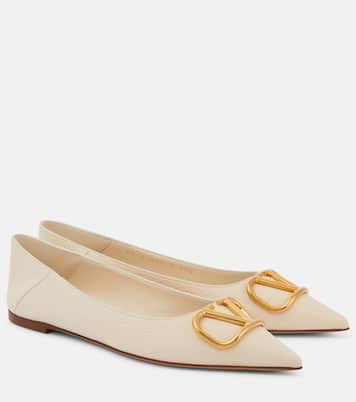Ballerines VLogo Signature en cuir | Valentino Garavani