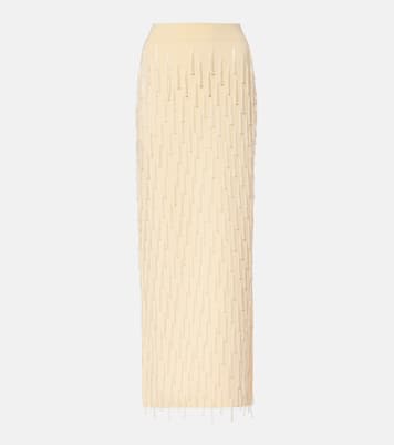Depois embellished jersey maxi skirt | Galvan