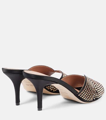 Mules Grazia 70 en satin à ornements | Malone Souliers