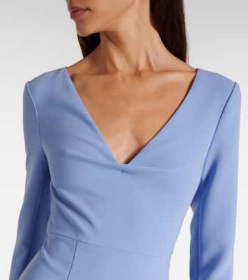 Draped crêpe midi dress | Roland Mouret