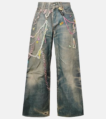 Jeans anchos 1981 trompe l’oeil | Acne Studios