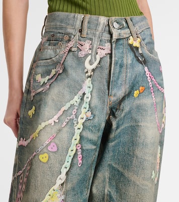 Jeans anchos 1981 trompe l’oeil | Acne Studios