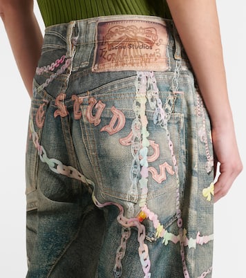 Jeans anchos 1981 trompe l’oeil | Acne Studios