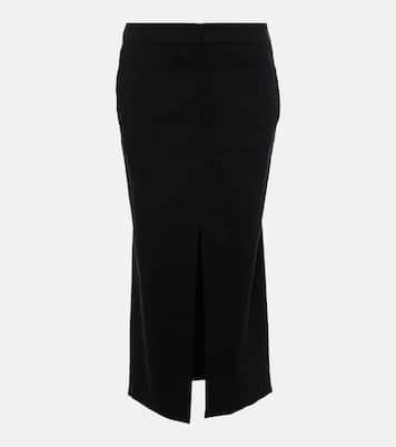 Gonna midi Dixina in misto lino | Isabel Marant
