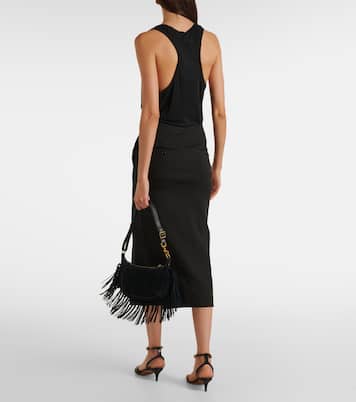Gonna midi Dixina in misto lino | Isabel Marant