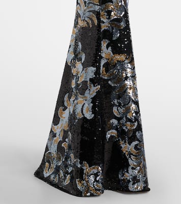 Printed sequined gown | Elie Saab