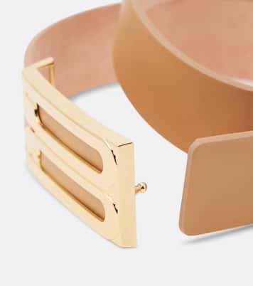Ceinture Jumbo Frame en cuir | Victoria Beckham