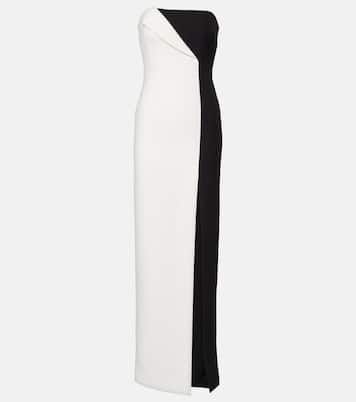 Strapless crêpe gown | Roland Mouret