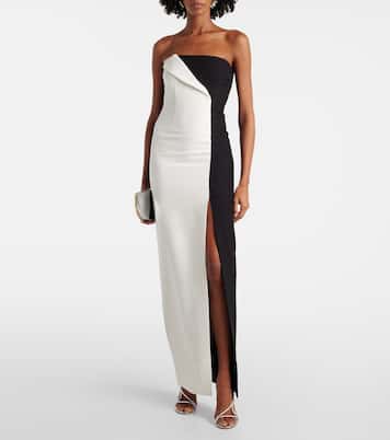 Strapless crêpe gown | Roland Mouret