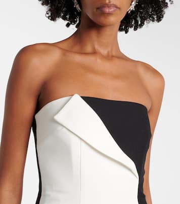 Strapless crêpe gown | Roland Mouret