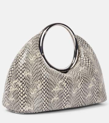 Calino Small snake-effect leather tote bag | Jacquemus