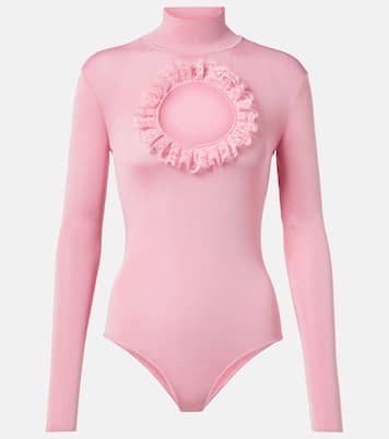 x Christopher Kane - Body con pizzo e cut-out | Self-Portrait