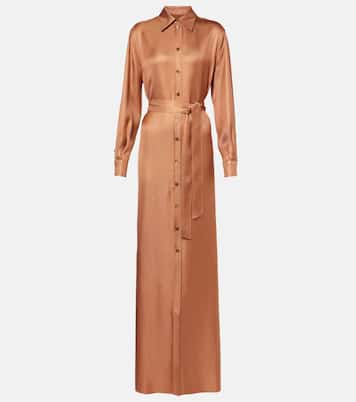 Hemdblusenkleid aus Seiden-Twill | Tom Ford