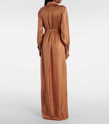 Hemdblusenkleid aus Seiden-Twill | Tom Ford