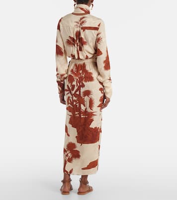 Robe longue Unmooring imprimée | Johanna Ortiz