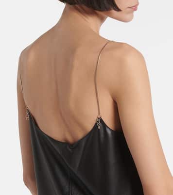 Jumpsuit corta Slip in pelle | Alaïa