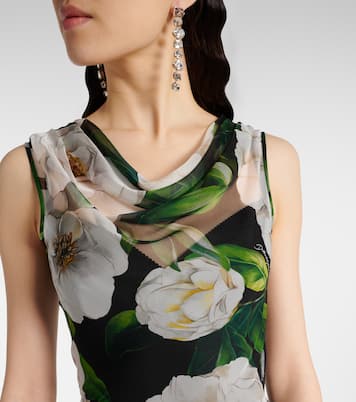 Cocktailkleid aus Seidenchiffon | Dolce&Gabbana