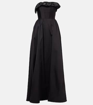 Ruffled strapless gown | Roland Mouret