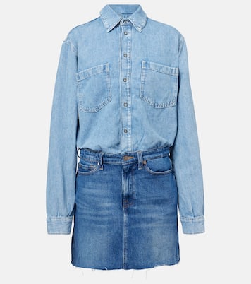 Denim minidress | 7 For All Mankind