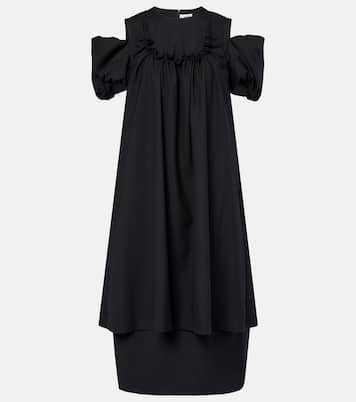 Cutout wool midi dress | Noir Kei Ninomiya