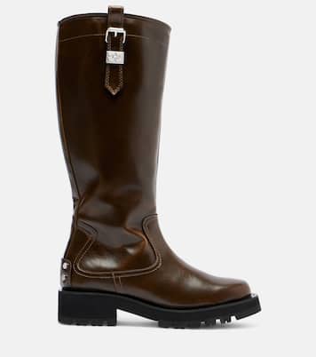 Studs knee-high boots | Ganni