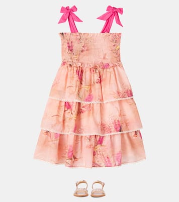 Kleid Cascadian aus Baumwolle | Zimmermann Kids