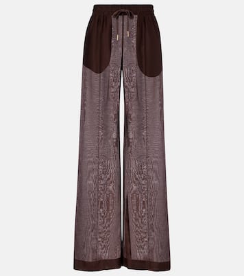 Pantaloni a palazzo in cotone e seta | Tom Ford