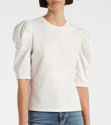 Top in cotone drappeggiato | Frame