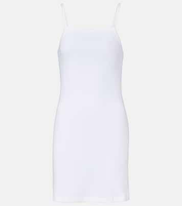 Pointelle cotton minidress | Leset