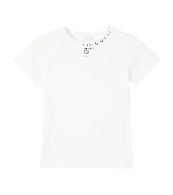 X Euan Roberts T-Shirt aus Baumwoll-Jersey | Gucci Kids