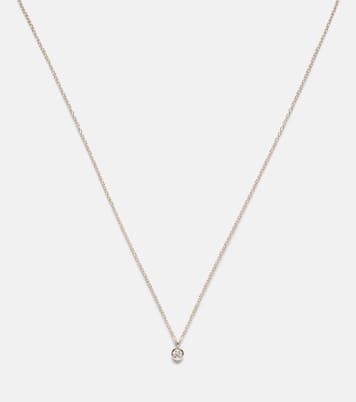 Essential 14kt gold choker with diamonds | Stone and Strand