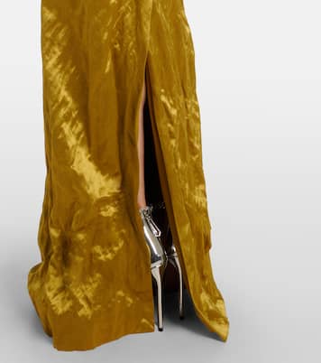 Embellished off-shoulder satin gown | Erdem