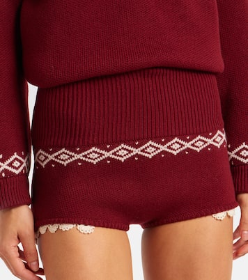 Crochet wool shorts | Magda Butrym