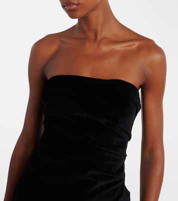 Sabella velvet midi dress | Tove