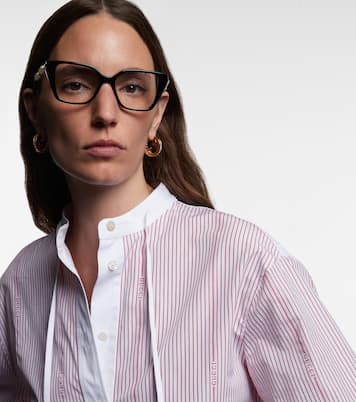 Occhiali cat-eye con logo Interlocking G | Gucci