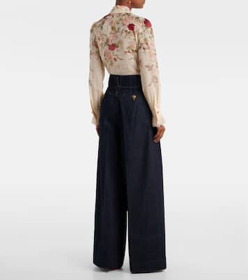 High-Rise Wide-Leg Jeans Hypnotic  | Zimmermann