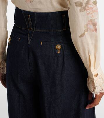 High-Rise Wide-Leg Jeans Hypnotic  | Zimmermann
