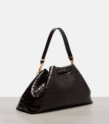 Cinch Medium croc-effect leather tote bag | Jimmy Choo