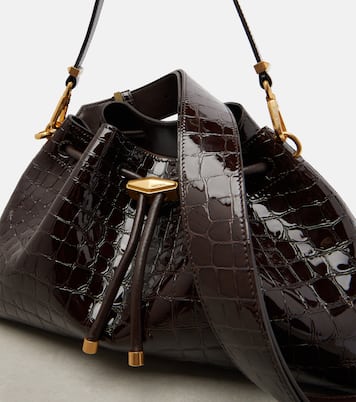 Cinch Medium croc-effect leather tote bag | Jimmy Choo