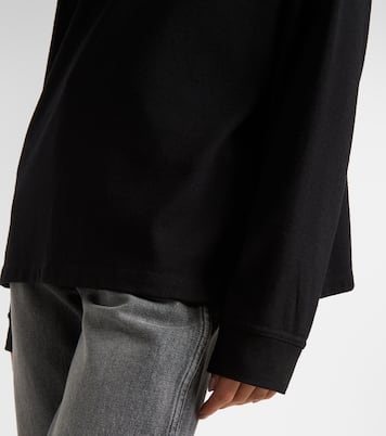 Faithful silk jersey polo sweater | Khaite