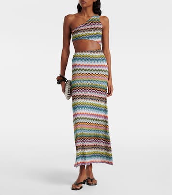Pareo de lamé en zigzag | Missoni