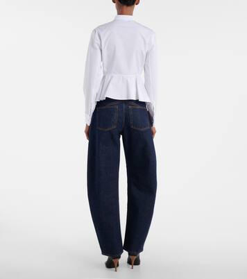 Mid-rise barrel-leg jeans | Alaïa