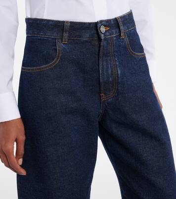 Mid-rise barrel-leg jeans | Alaïa